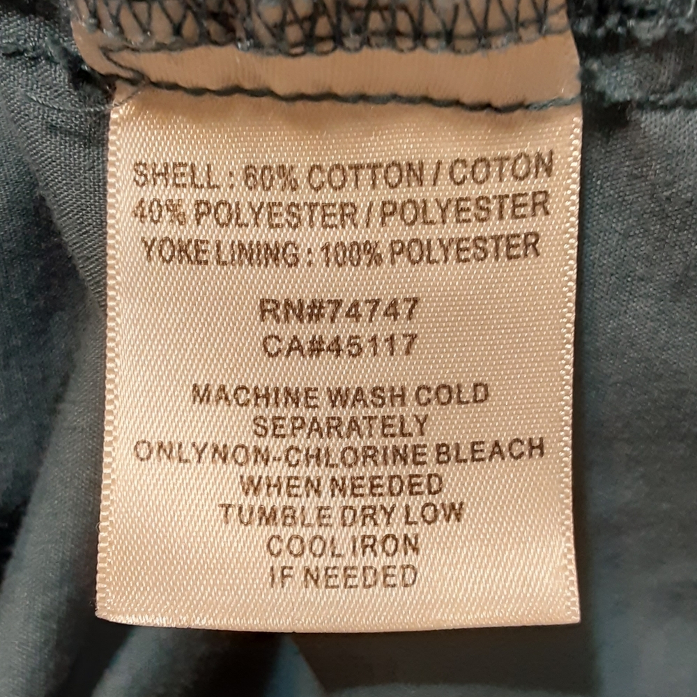 XL RED HEAD SUMMER BUTTON FRONT SHIRT CAPED BACK - Picture 5 of 5